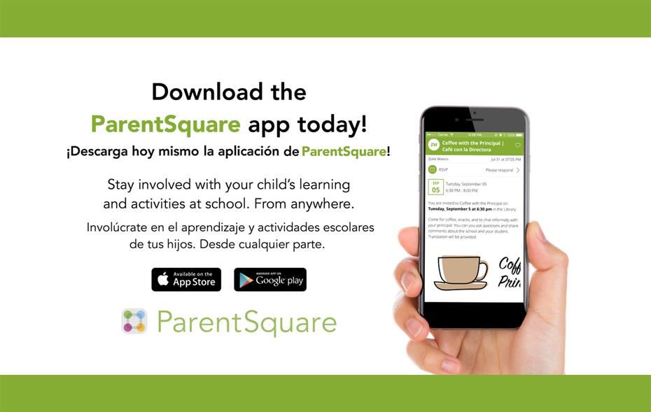 Download the ParentSquare app today! 
